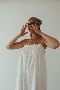 LADIES VALENCIA MAXI DRESS - WHITE