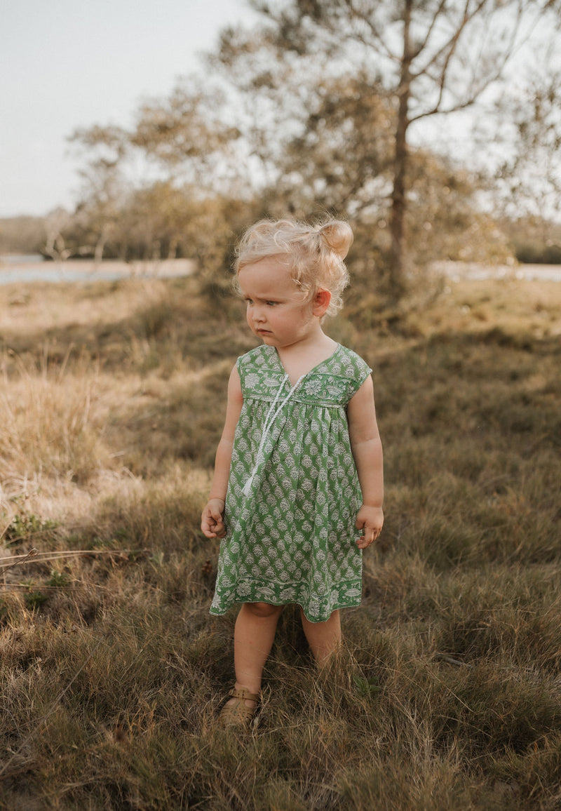 Sleeveless Little Luna Dress - Ivy