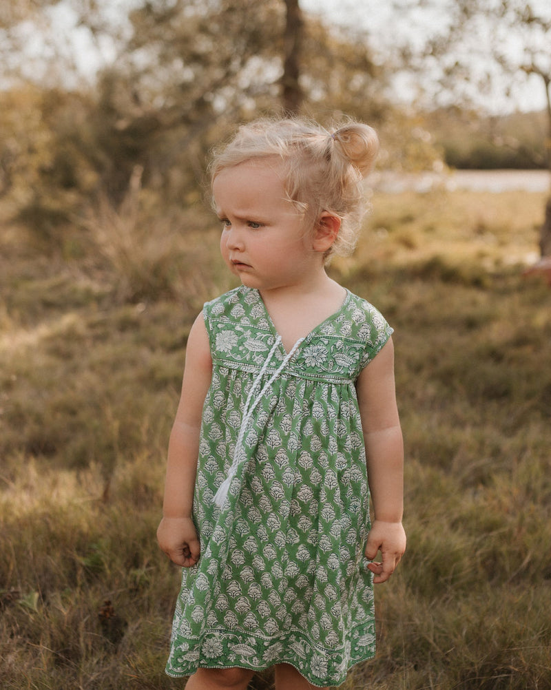 Sleeveless Little Luna Dress - Ivy