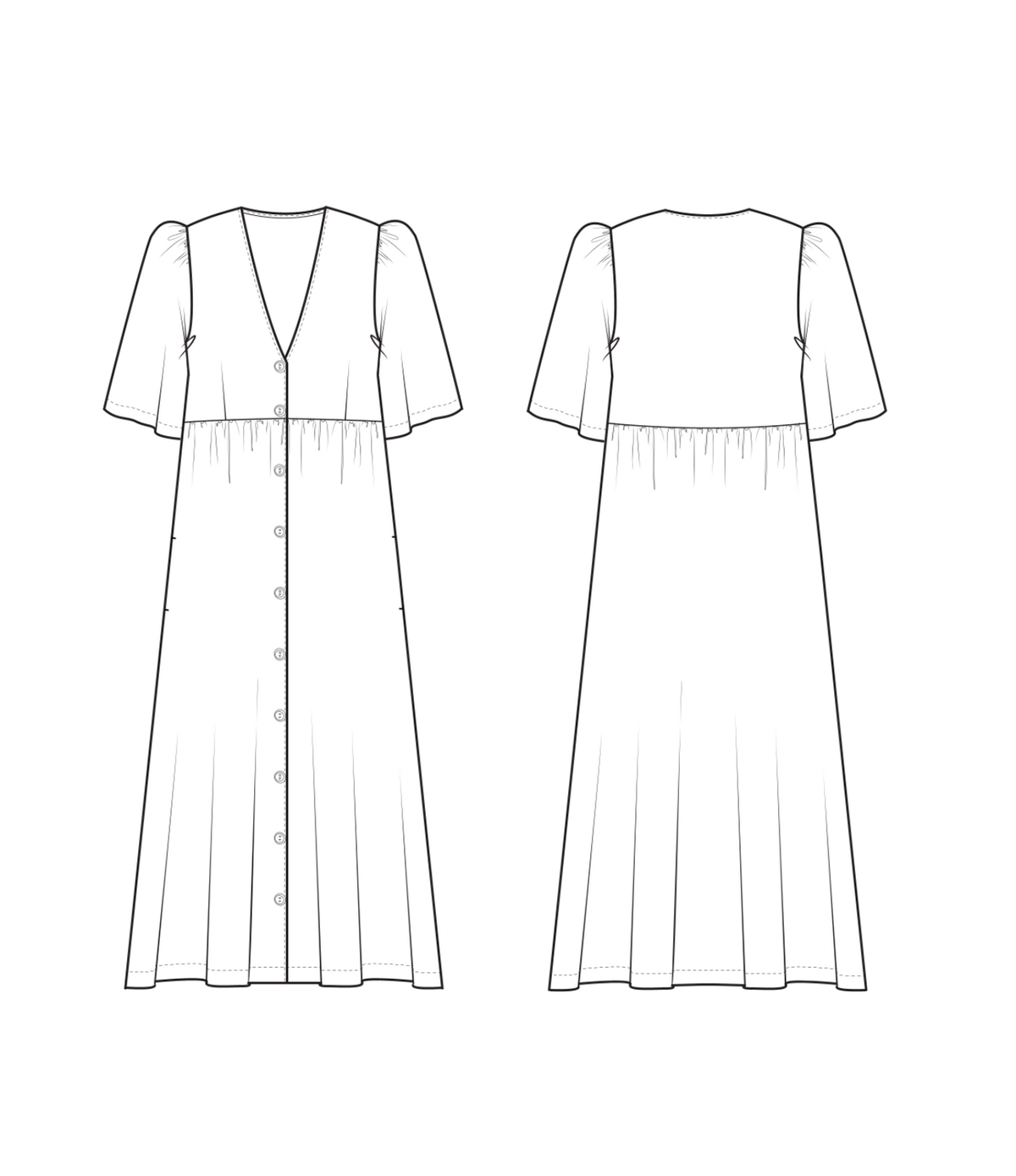 Ladies Calypso Sun Dress - Candy Stripe