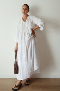 Ladies Dawn Midi Dress - White