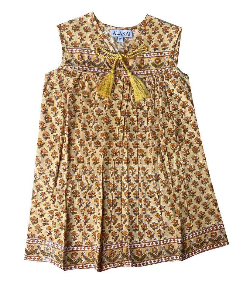 Sleeveless Little Luna Dress - Goldie