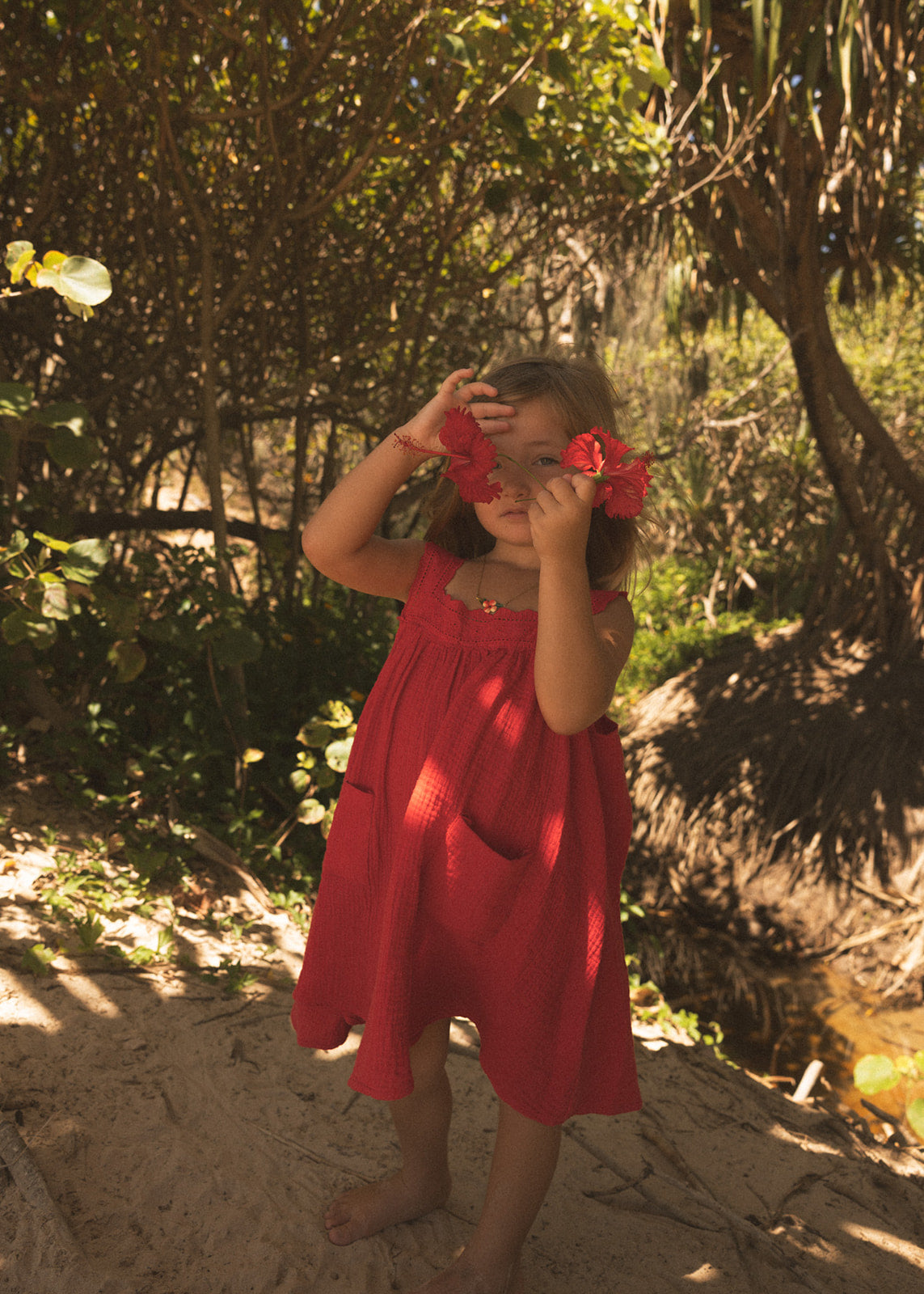 Little Juno Dress - Red
