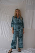 LADIES MOLLY TIE DYE PANT - INDIGO