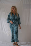 LADIES MOLLY TIE DYE PANT - INDIGO