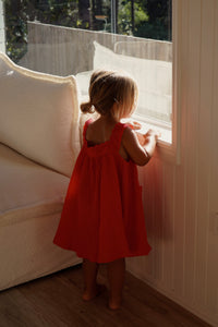 Little Juno Dress - Red