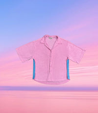 LADIES LUCKY DAY TERRY SHIRT - PINK