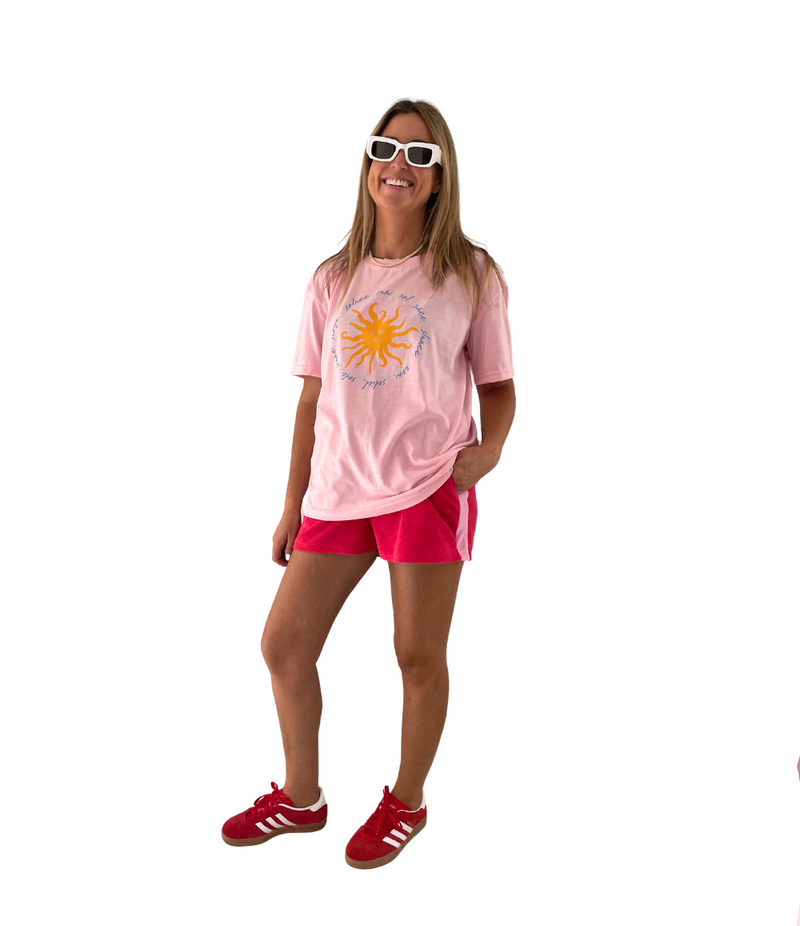 Ladies Sunny Somewhere Terry Towel Shorts