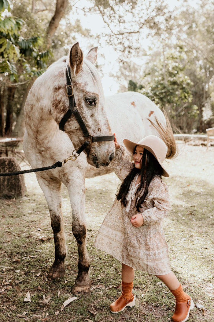 Little Luna Dress - Clay