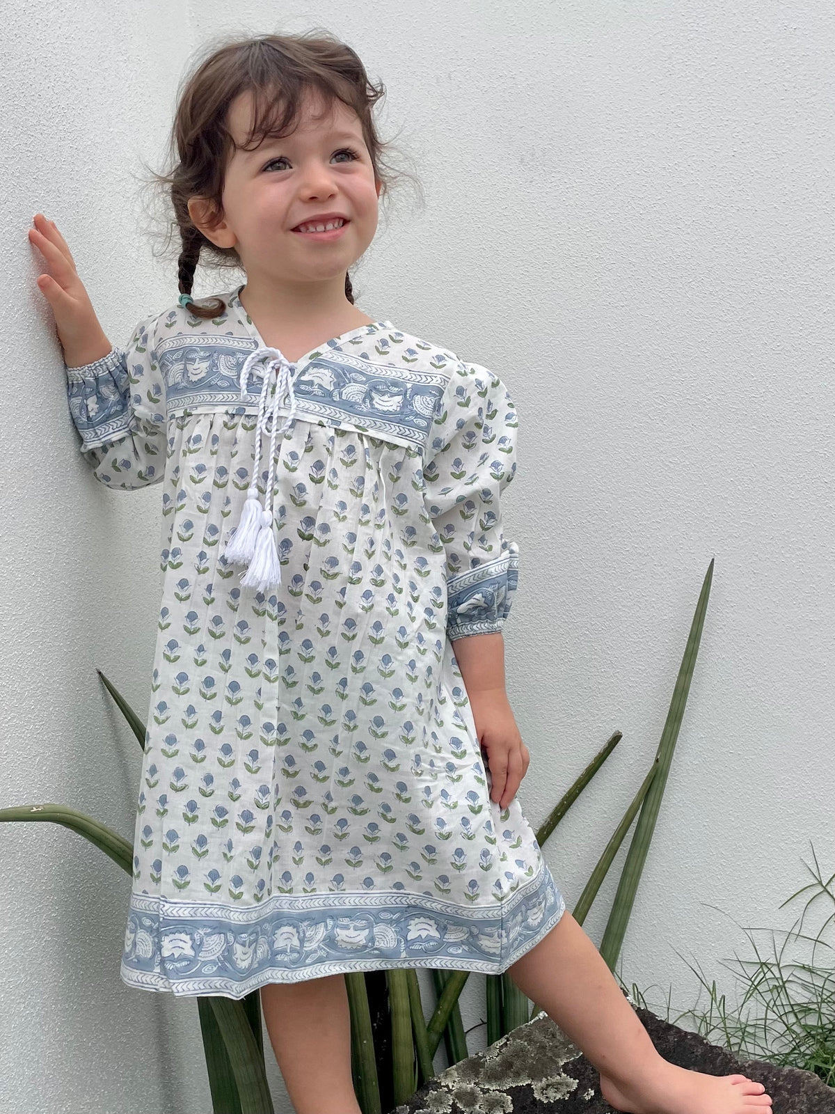 Little Luna Dress - Bluebell