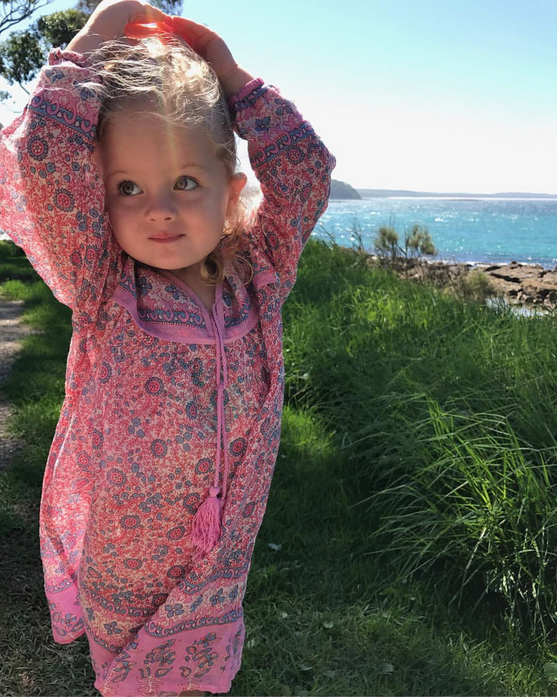Little Luna Dress - PEONY