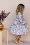 SAMPLE - Little Elvi Block Printed Smock Dress - Paisley