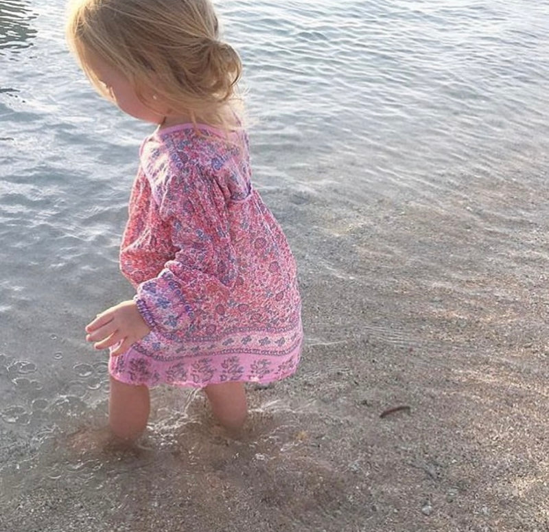 Little Luna Dress - PEONY