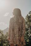SAMPLE - Little Elvi Block Printed Smock Dress - Paisley